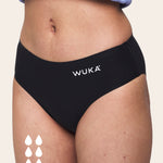 WUKA Teen Stretch Seamless Period Pants Black - Super Heavy