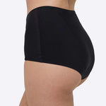 WUKA Stretch Boxer Shorts Black - Heavy Flow