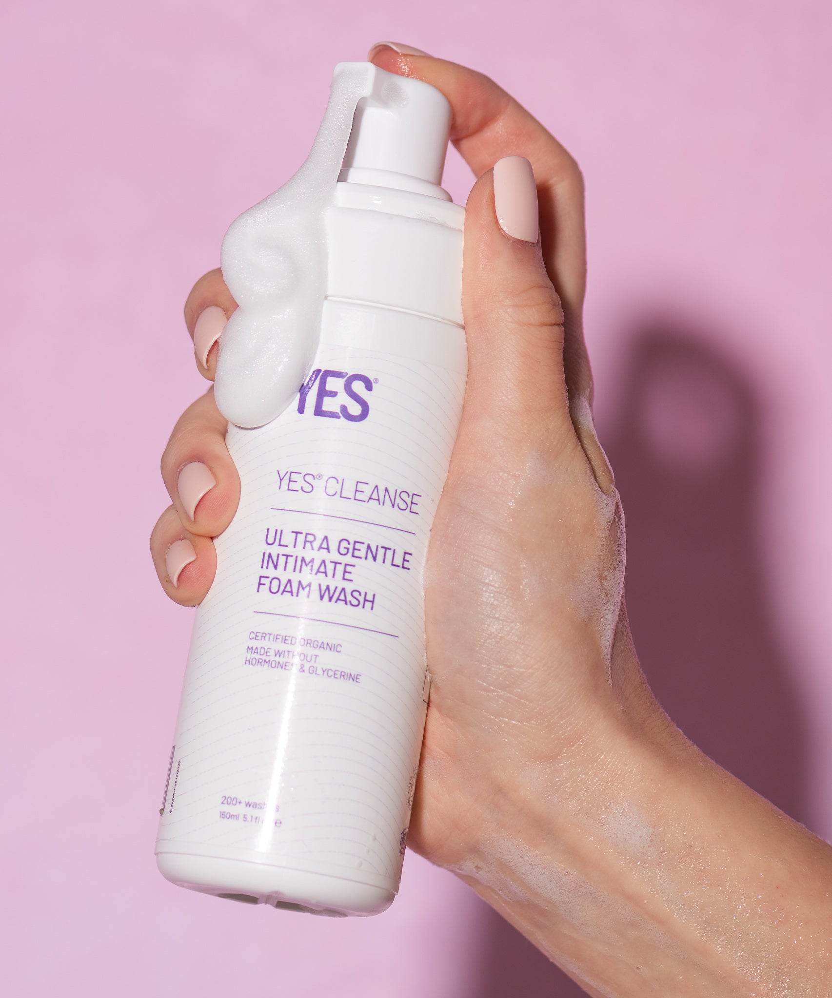 Information about the Yes Cleansing Ultra Gentle Intimate Foam Wash