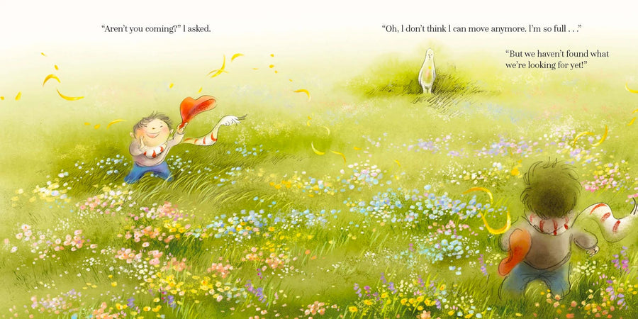 Pages of the Through the Forest childrens book by Yijing Li